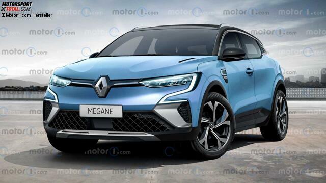 Renault Mégane (2021) als Rendering Renault Mégane (2021) als Rendering