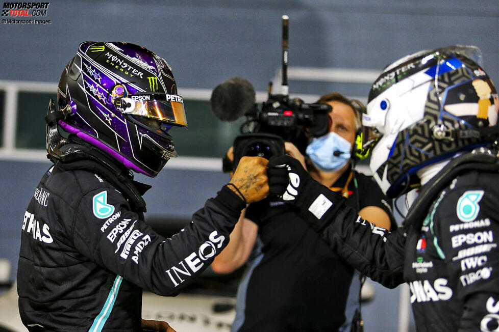 Lewis Hamilton (Mercedes) und Valtteri Bottas (Mercedes) 