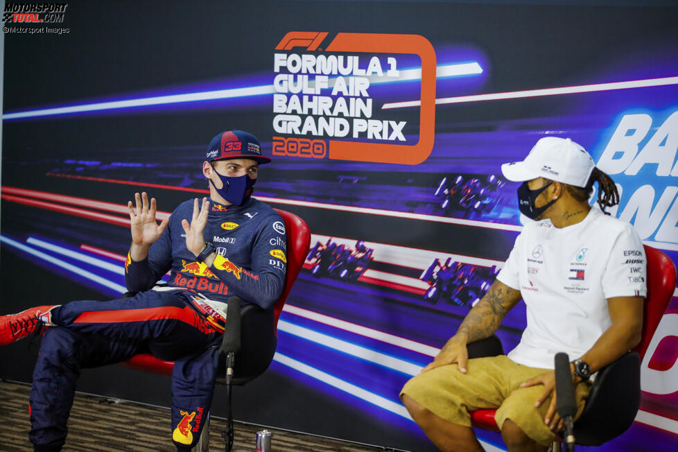 Max Verstappen (Red Bull) und Lewis Hamilton (Mercedes) 