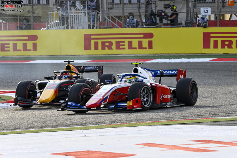 Robert Schwarzman (Prema) und Yuki Tsunoda (Carlin) 