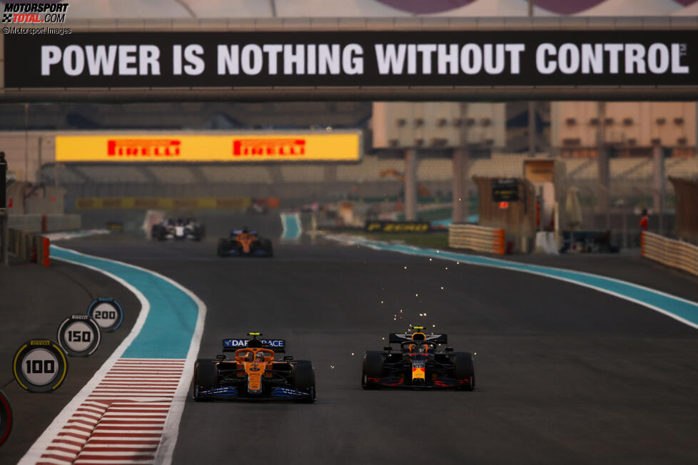 Lando Norris (McLaren) und Alexander Albon (Red Bull) 