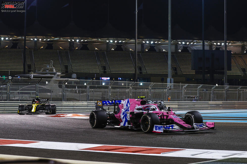 Lance Stroll (Racing Point) und Esteban Ocon (Renault) 