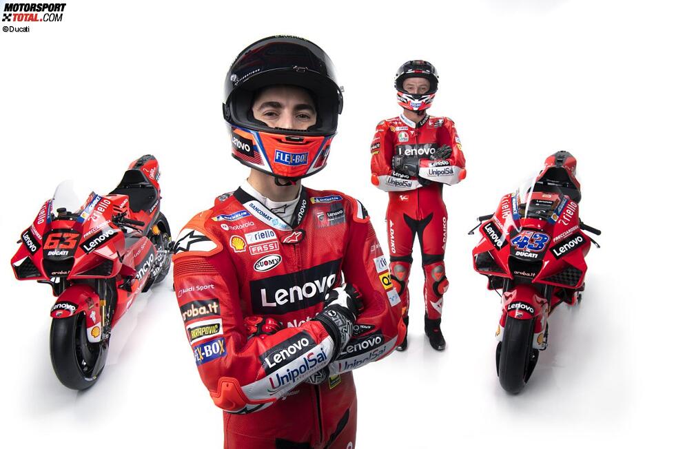 Francesco Bagnaia und Jack Miller (Ducati) 