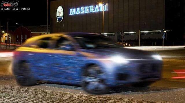 Maserati Grecale Prototyp auf Teaserbildern