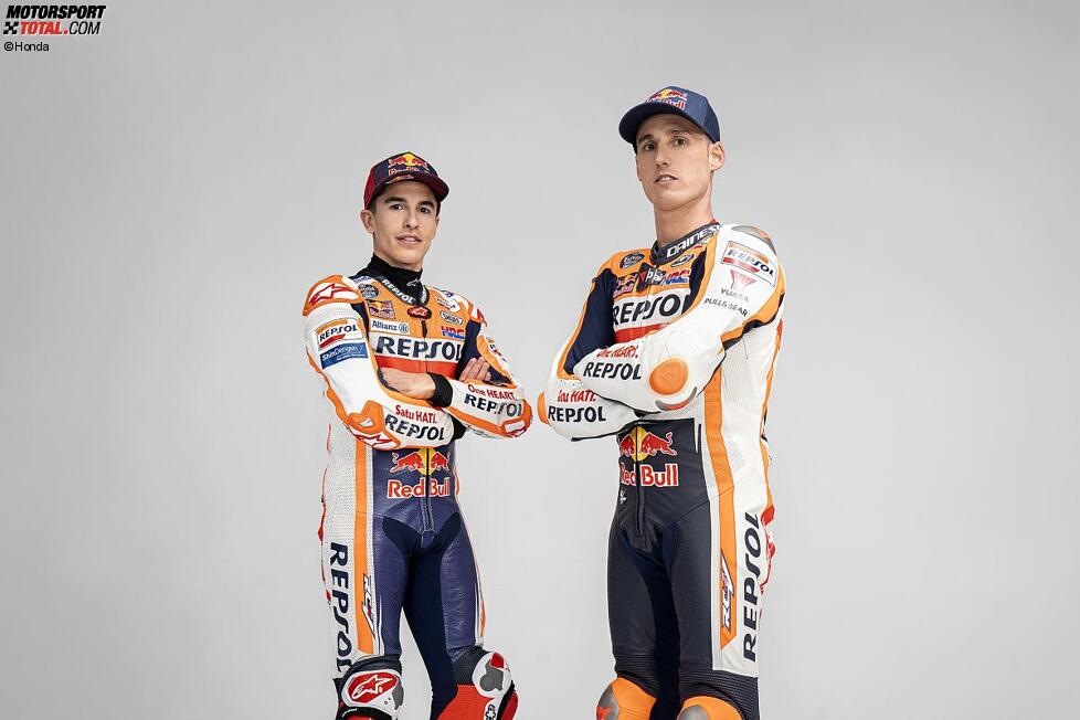 Marc Marquez und Pol Espargaro (Honda) 