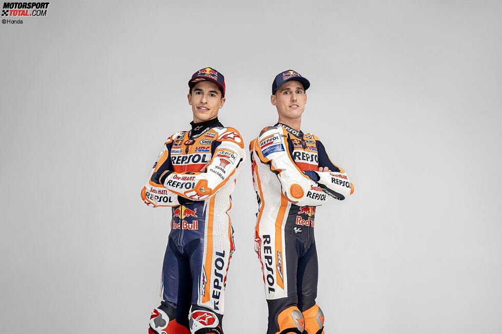 Marc Marquez und Pol Espargaro (Honda) 
