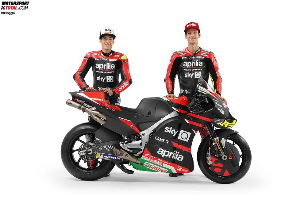 Aleix Espargaro und Lorenzo Savadori (Aprilia) 