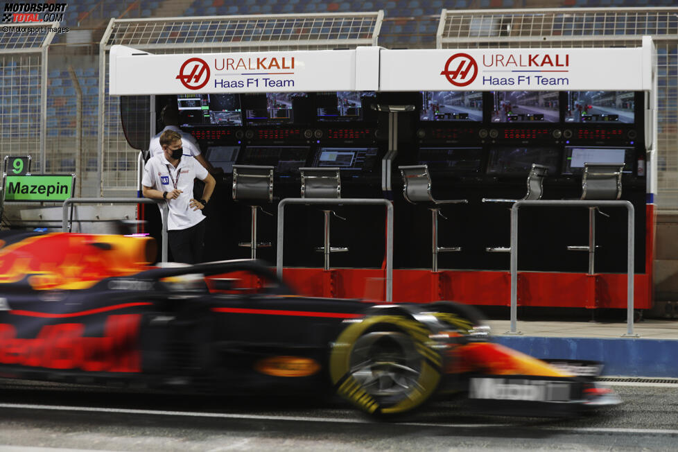 Mick Schumacher (Haas) und Max Verstappen (Red Bull) 