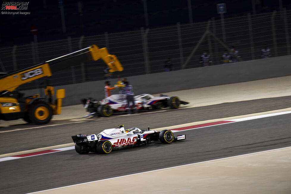 Mick Schumacher (Haas) und Nikita Masepin (Haas) 