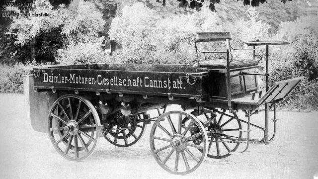 Der weltweit erste Lastwagen von 1896