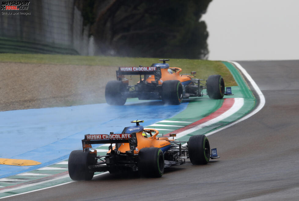 Daniel Ricciardo (McLaren) und Lando Norris (McLaren) 