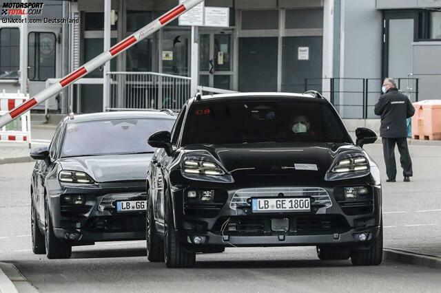 Prototypen des vollelektrischen Porsche Macan