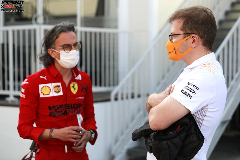 Laurent Mekies (Ferrari) und Andreas Seidl (McLaren) 