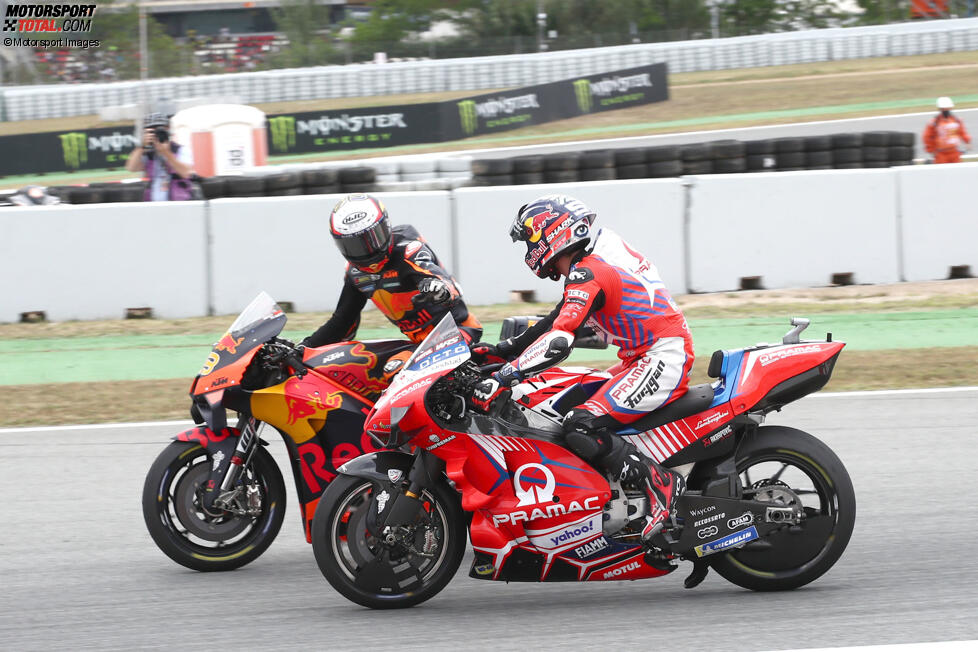 Miguel Oliveira (KTM) und Johann Zarco (Pramac) 