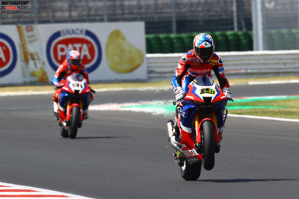 Alvaro Bautista und Leon Haslam 