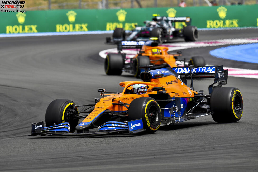 Daniel Ricciardo (McLaren) und Lando Norris (McLaren) 