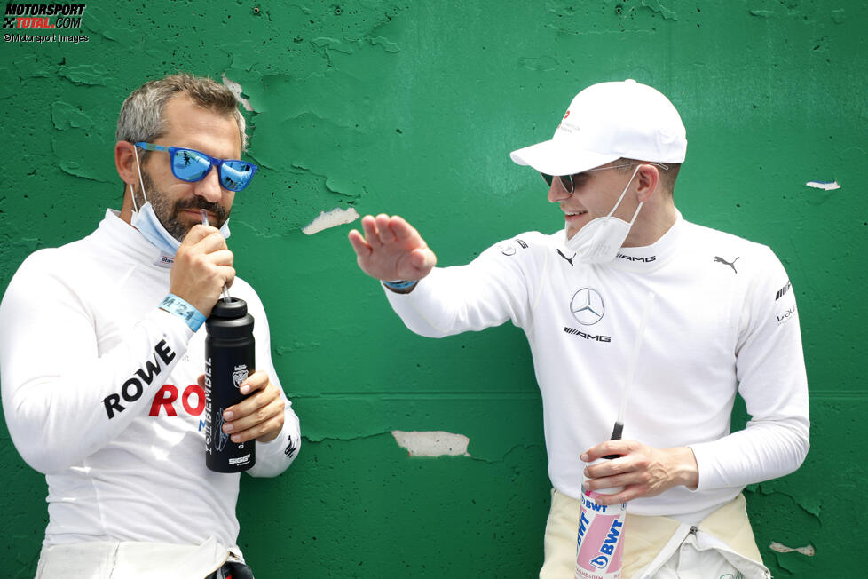 Timo Glock (Rowe-BMW) und Maximilian Buhk (Mücke-Mercedes) 