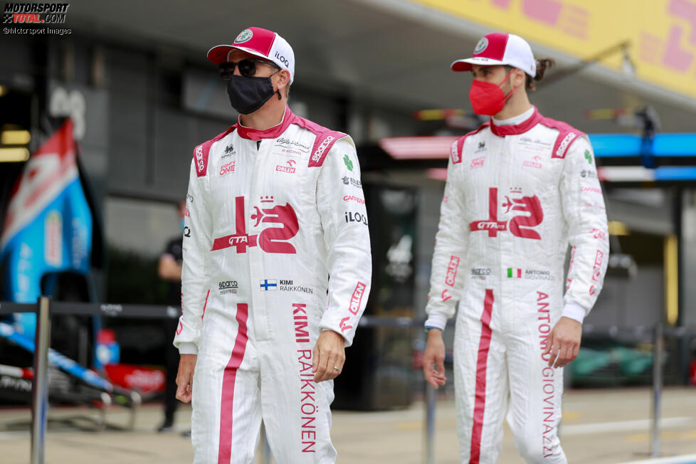 Kimi Räikkönen (Alfa Romeo) und Antonio Giovinazzi (Alfa Romeo) 