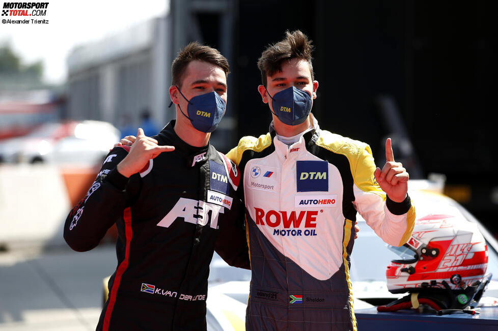 Kelvin van der Linde (Abt-Audi) und Sheldon van der Linde (Rowe-BMW) 