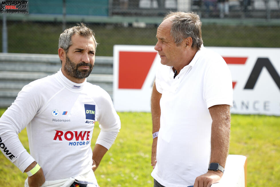 Timo Glock (Rowe-BMW) und Gerhard Berger 