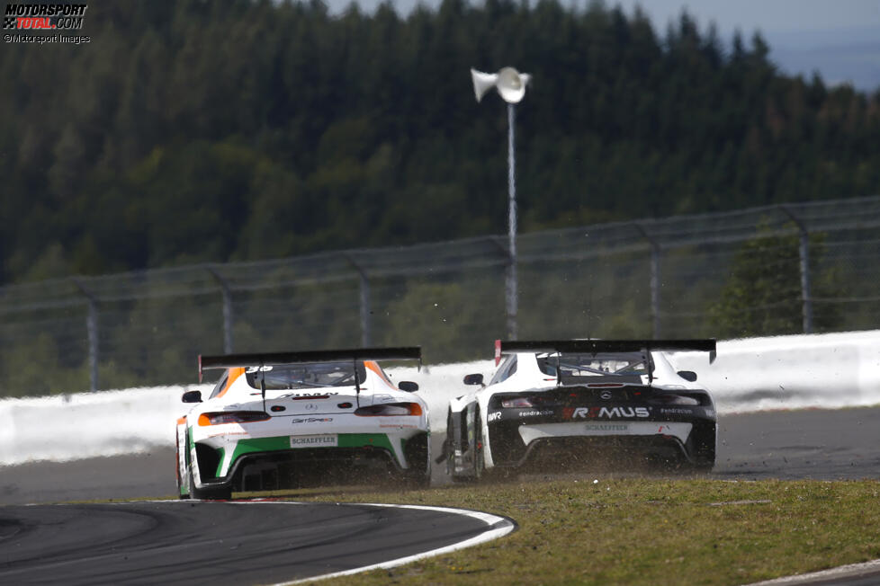 Arjun Maini (GetSpeed-Mercedes) und Lucas Auer (Winward-Mercedes) 