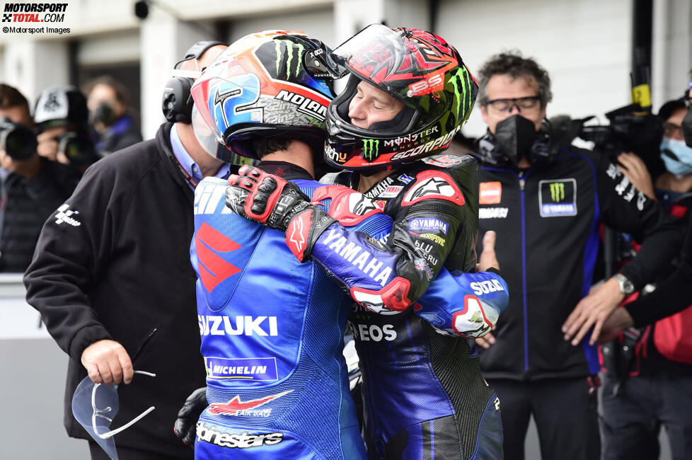 Alex Rins (Suzuki) und Fabio Quartararo (Yamaha) 