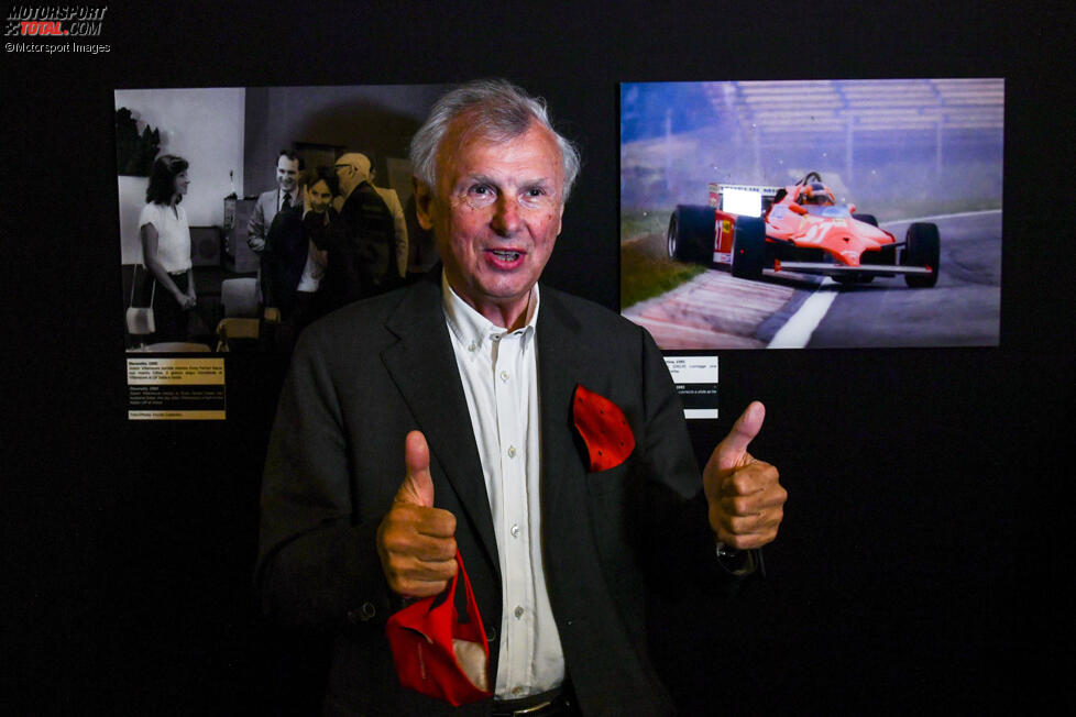 Ercole Colombo in der Ausstellung von Motorsport Images