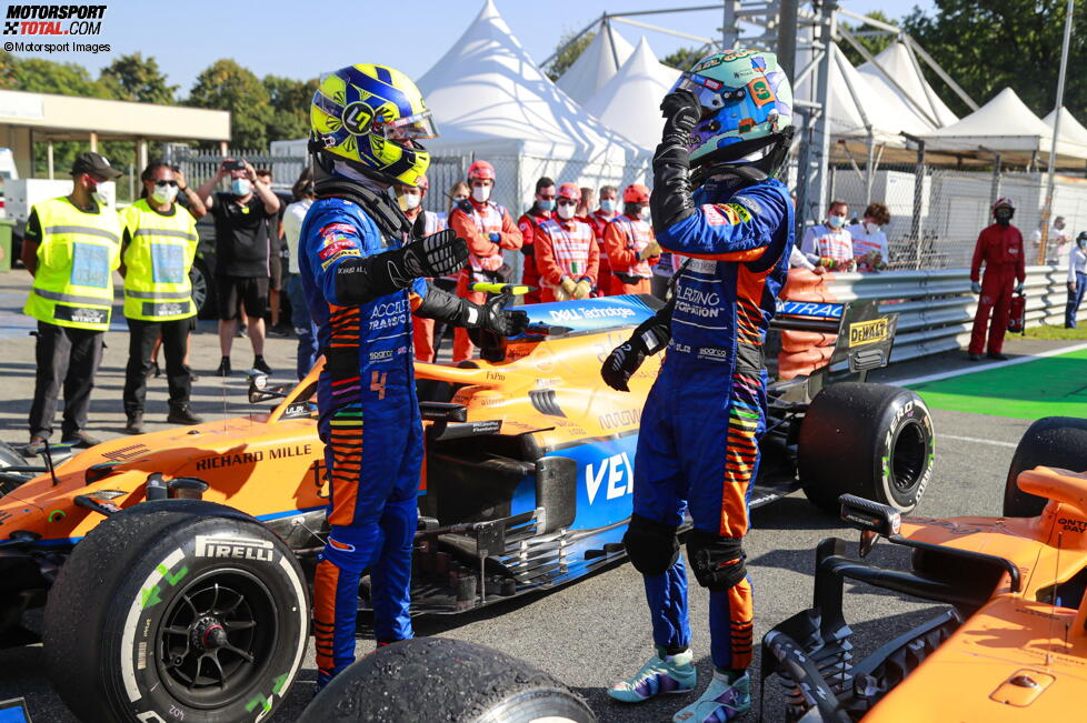 Lando Norris (McLaren) und Daniel Ricciardo (McLaren) 