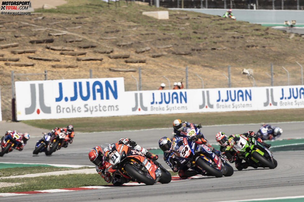 WSBK-Start Barcelona