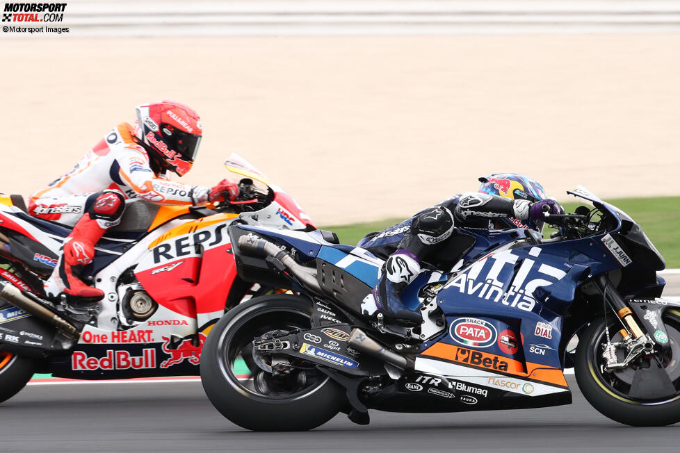 Enea Bastianini (Esponsorama) und Marc Marquez (Honda) 