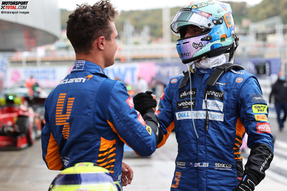 Daniel Ricciardo (McLaren) und Lando Norris (McLaren) 