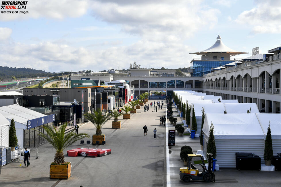 Formel-1-Fahrerlager in Istanbul