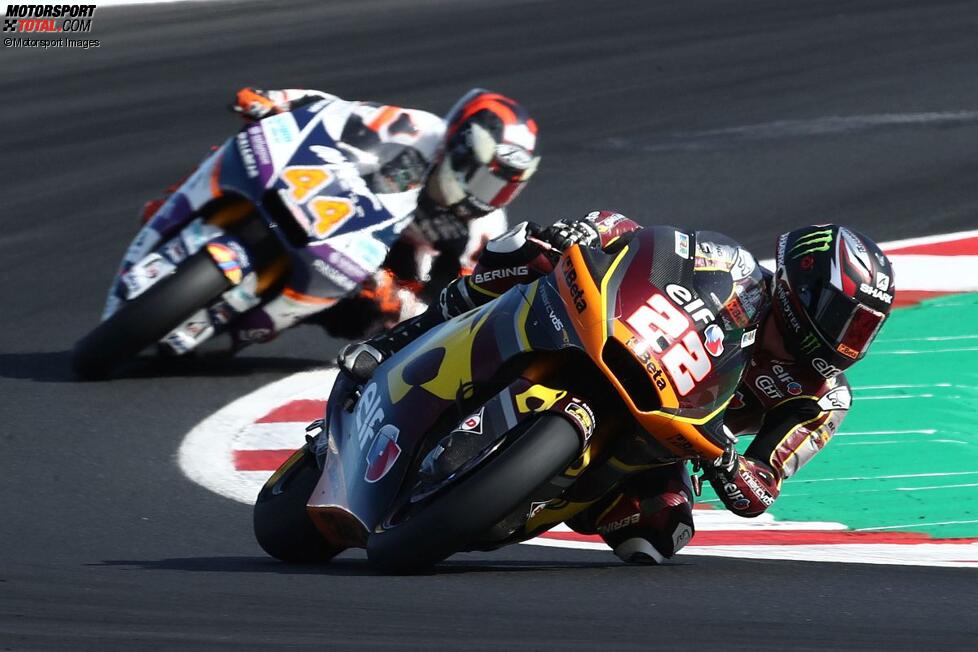 Sam Lowes vor Aron Canet 