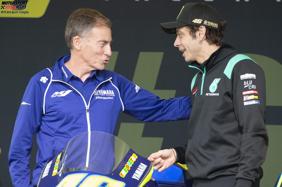 Valentino Rossi mit Lin Jarvis