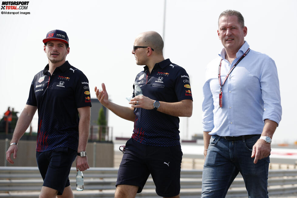 Max Verstappen (Red Bull) und Jos Verstappen 