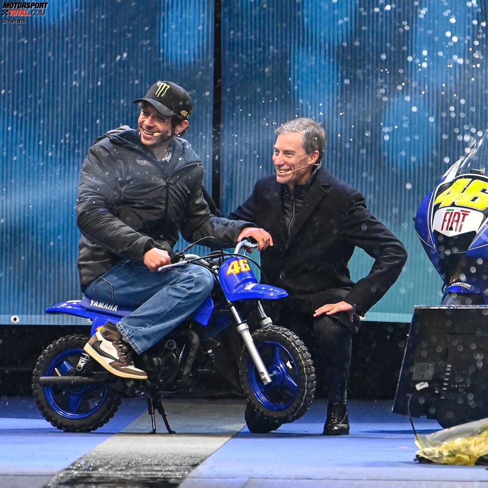 Valentino Rossi mit Lin Jarvis