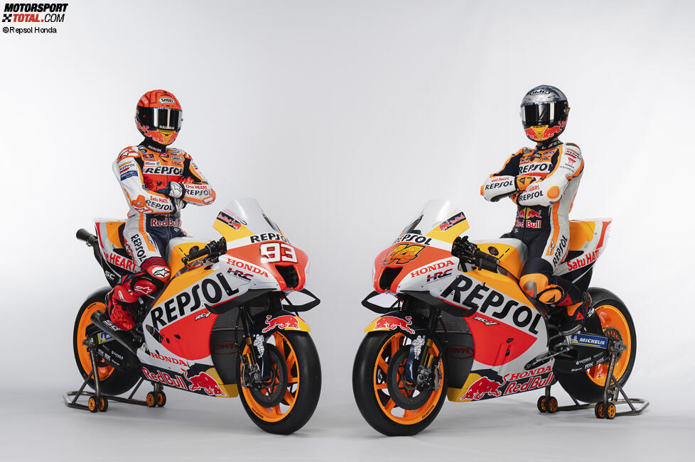 Marc Marquez und Pol Espargaro (Honda)