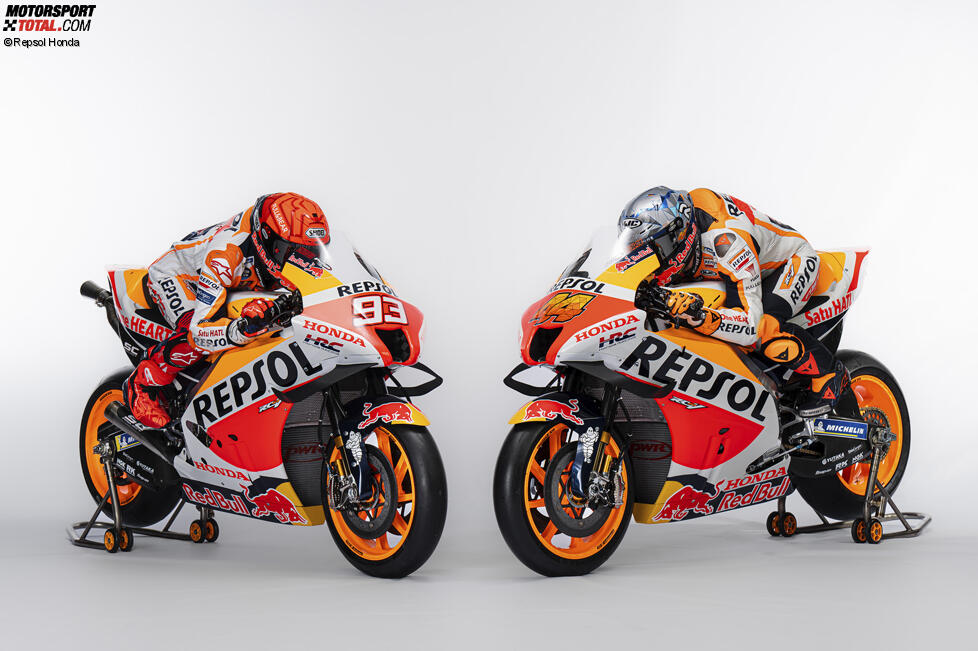 Marc Marquez und Pol Espargaro (Honda)