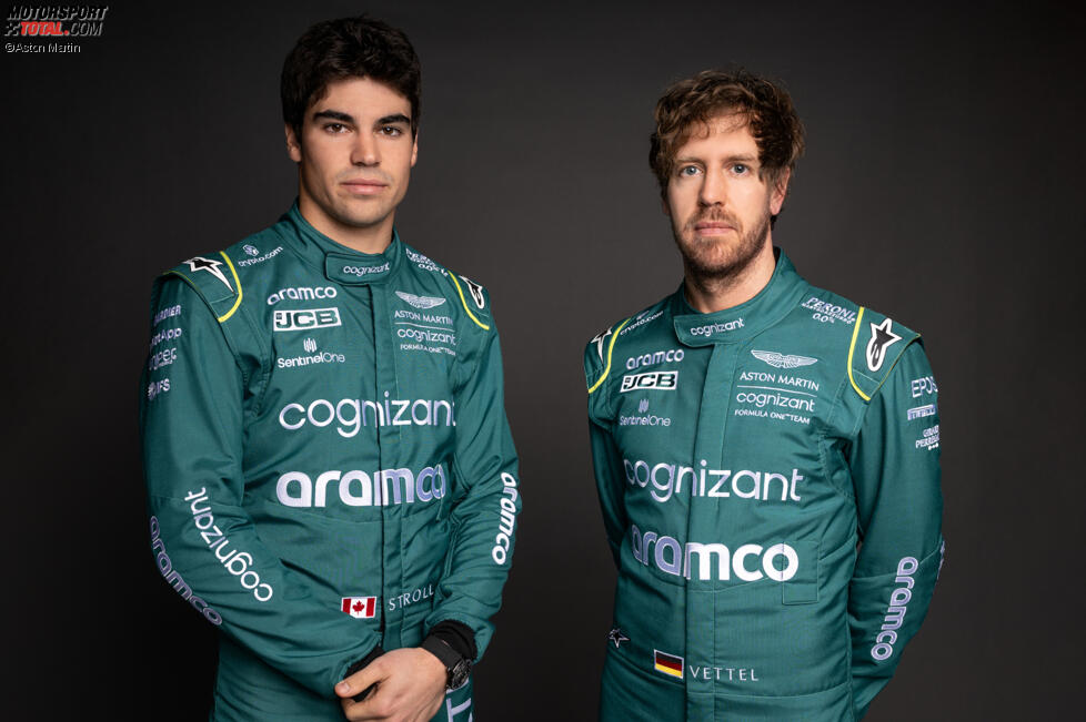 Lance Stroll (Aston Martin) und Sebastian Vettel (Aston Martin) 