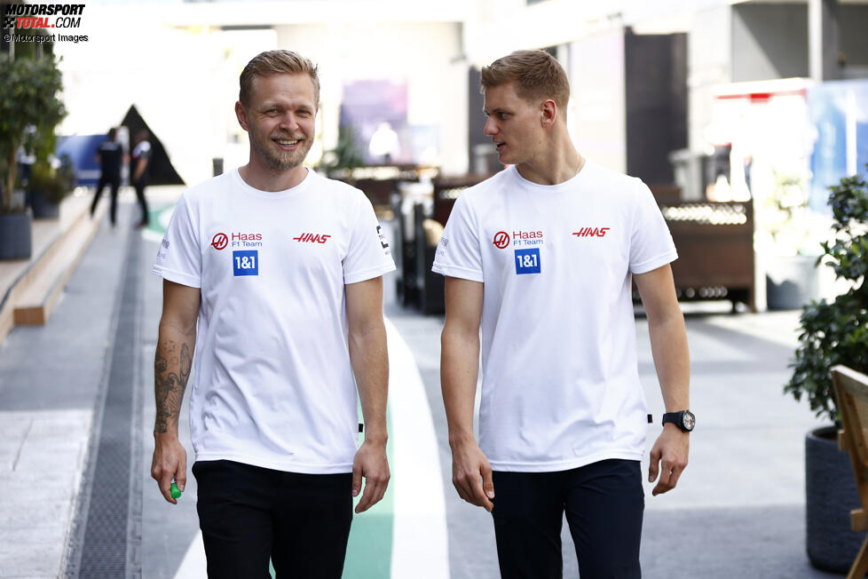 Kevin Magnussen (Haas) und Mick Schumacher (Haas) 