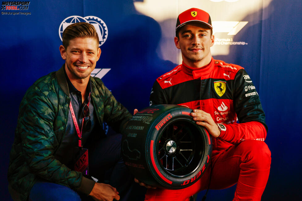 Casey Stoner und Charles Leclerc (Ferrari) 