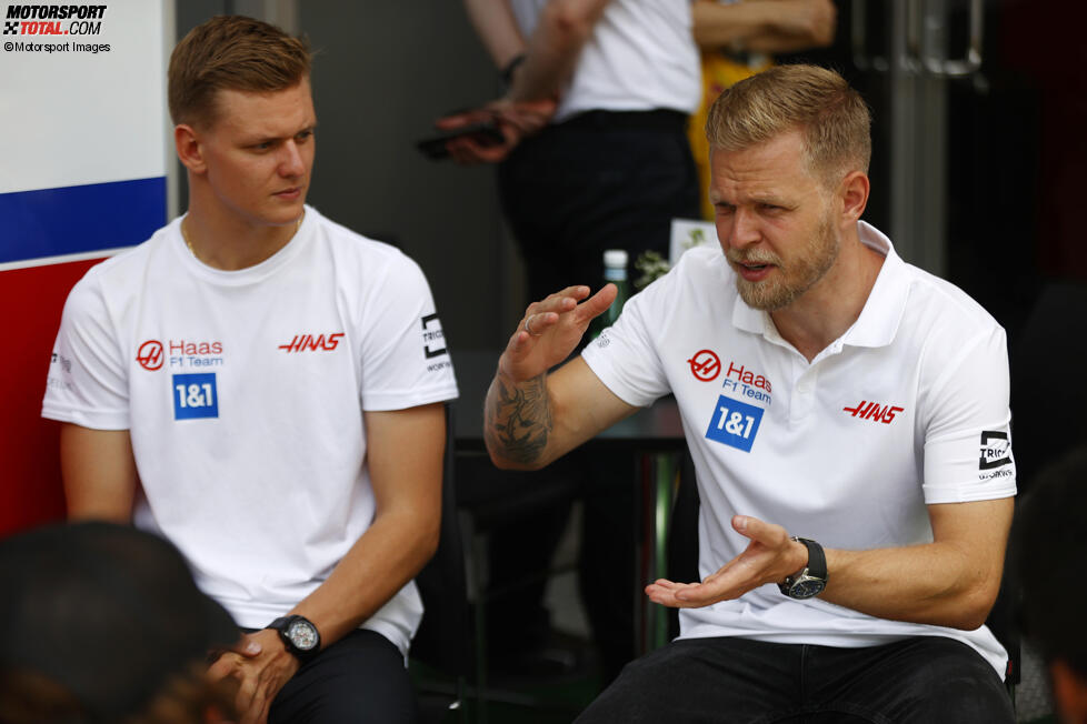 Mick Schumacher (Haas) und Kevin Magnussen (Haas) 