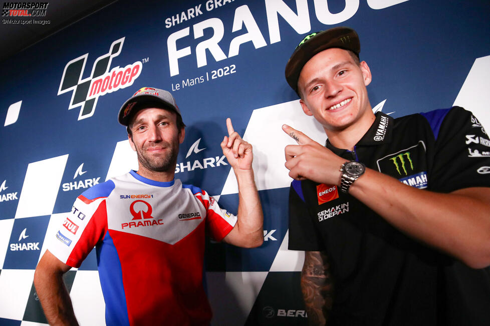 Johann Zarco (Pramac) und Fabio Quartararo (Yamaha) 