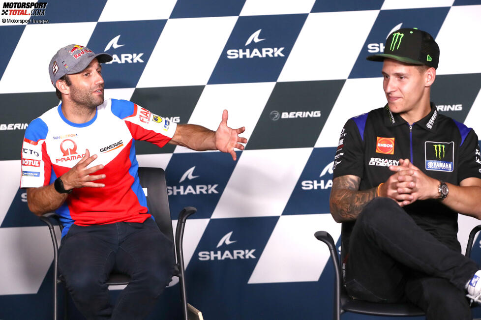 Johann Zarco (Pramac) und Fabio Quartararo (Yamaha) 