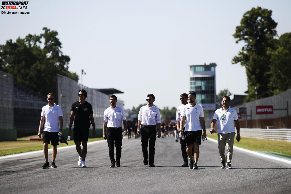 Sean Gelael, Robin Frijns, Rolf Ineichen und Mirko Bortolotti 