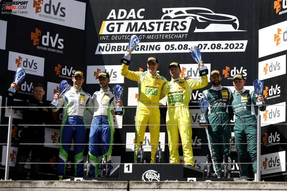 Raffaele Marciello (Landgraf), Joel Sturm (Allied), Jules Gounon (ZVO) und Fabian Schiller (ZVO) 