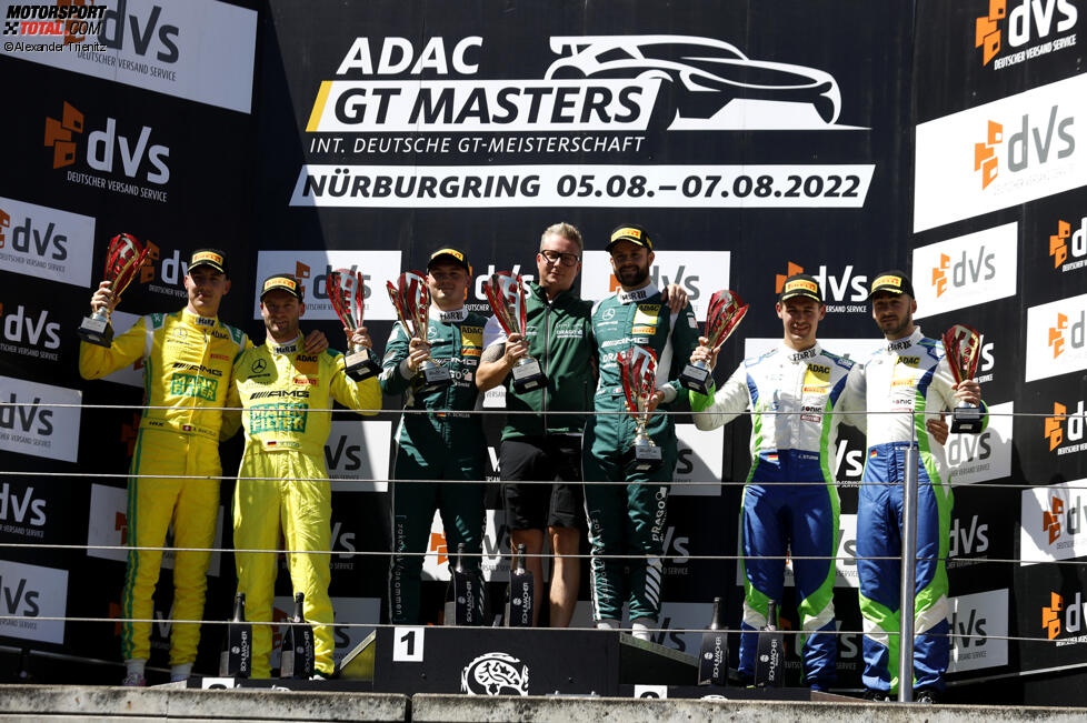 Jules Gounon (ZVO), Fabian Schiller (ZVO), Raffaele Marciello (Landgraf) und Joel Sturm (Allied) 
