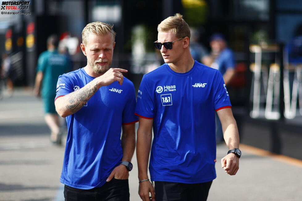 Kevin Magnussen (Haas) und Mick Schumacher (Haas) 