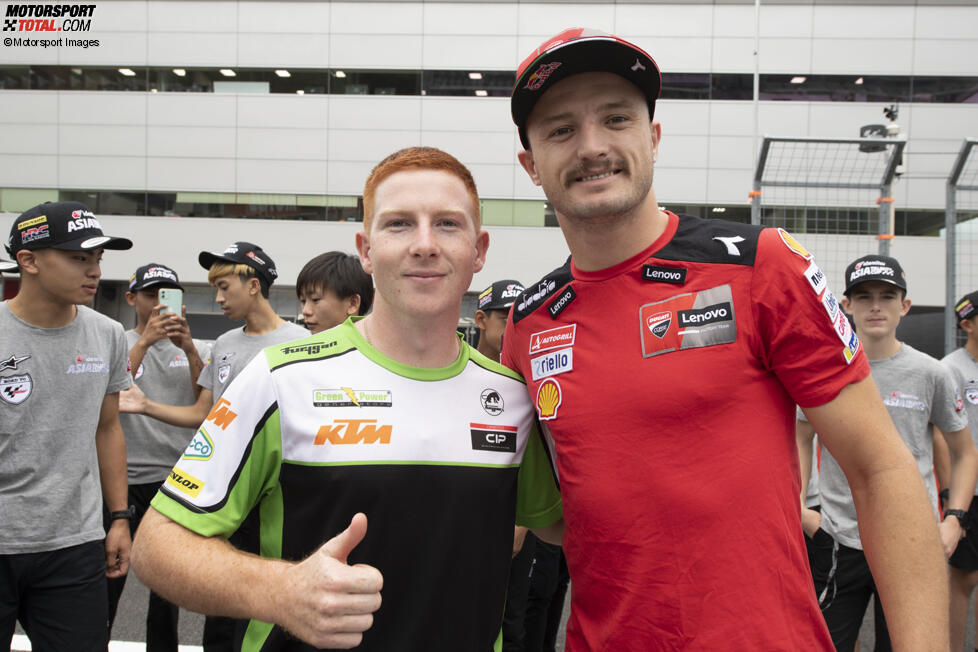 Jack Miller (Ducati) und Joel Kelso (CIP) 