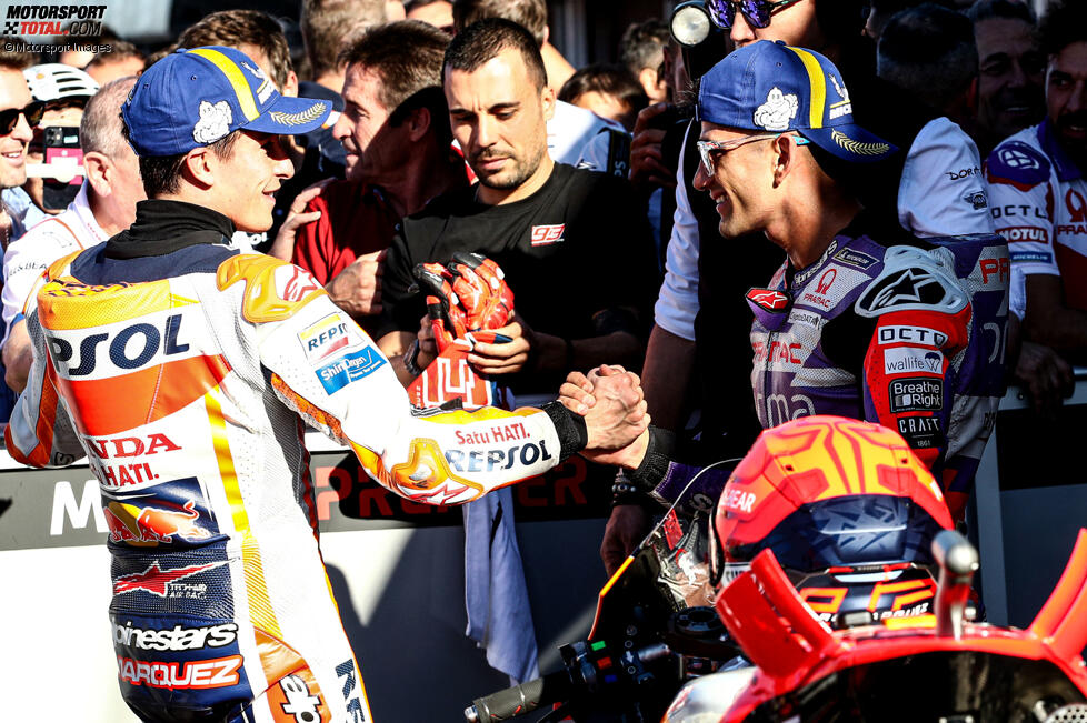Marc Marquez (Honda) und Jorge Martin (Pramac) 